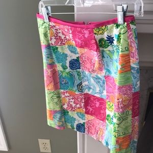 Lily Pulitzer cotton size 4 skirt